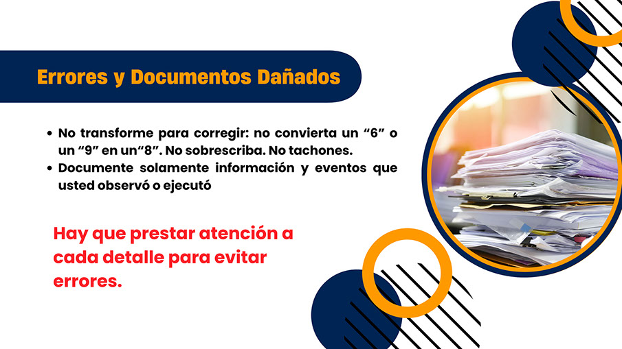 Documentacion Incorrecta Errores y Documentos Dañados II